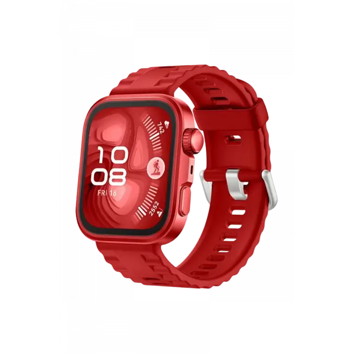 Newface Huawei Fit 4 Nova Silikon Kordon - Kırmızı