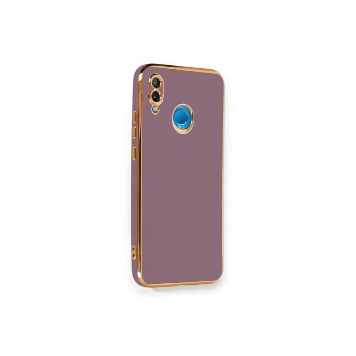 Newface Huawei P20 Lite Kılıf Volet Silikon - Mor