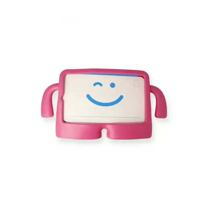Newface Apple iPad 4 9.7 Kılıf Karakter Tablet Silikon - Pembe