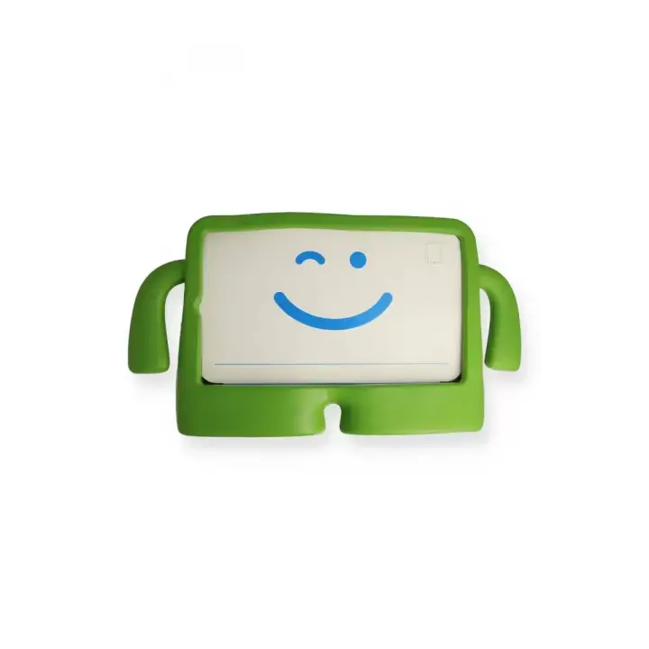 Newface Apple iPad 4 9.7 Kılıf Karakter Tablet Silikon - Yeşil