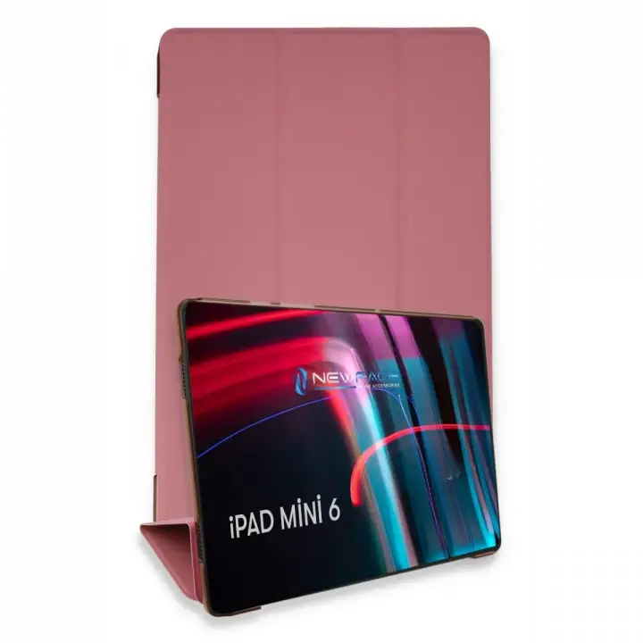 Newface iPad Mini 6 Kılıf Tablet Smart Kılıf - Pembe