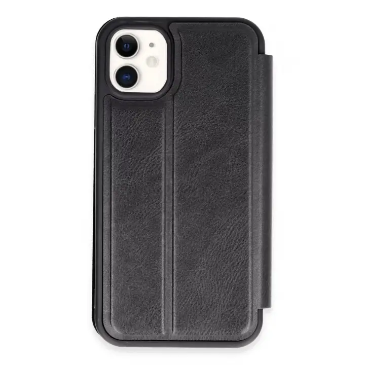Newface Apple iPhone 11 Kılıf Flip Cover - Siyah