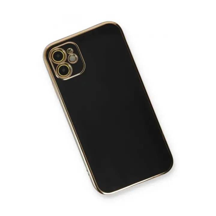 Newface iPhone 11 Kılıf Volet Silikon - Siyah