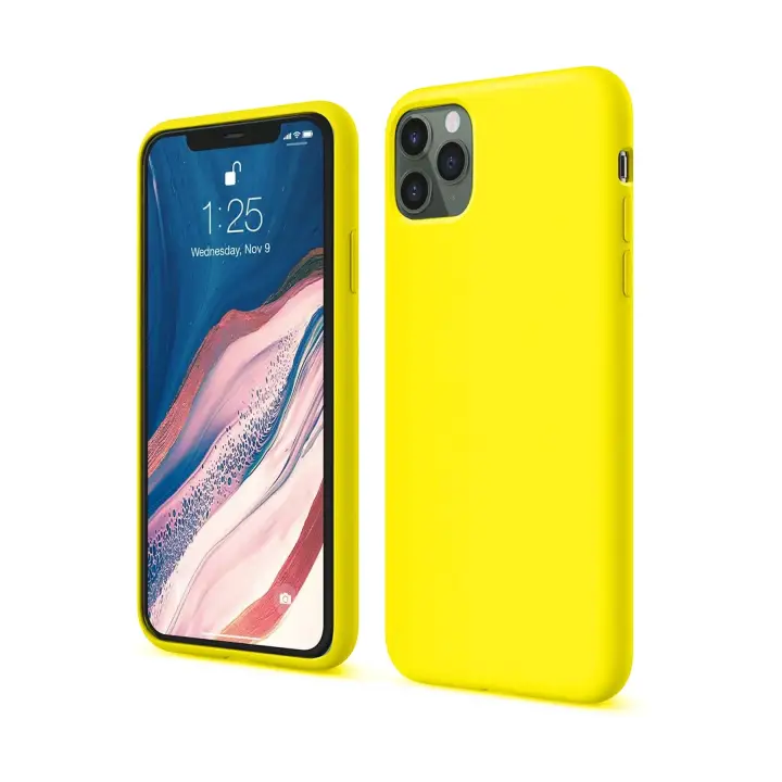 Newface iPhone 11 Pro Kılıf First Silikon - Sarı
