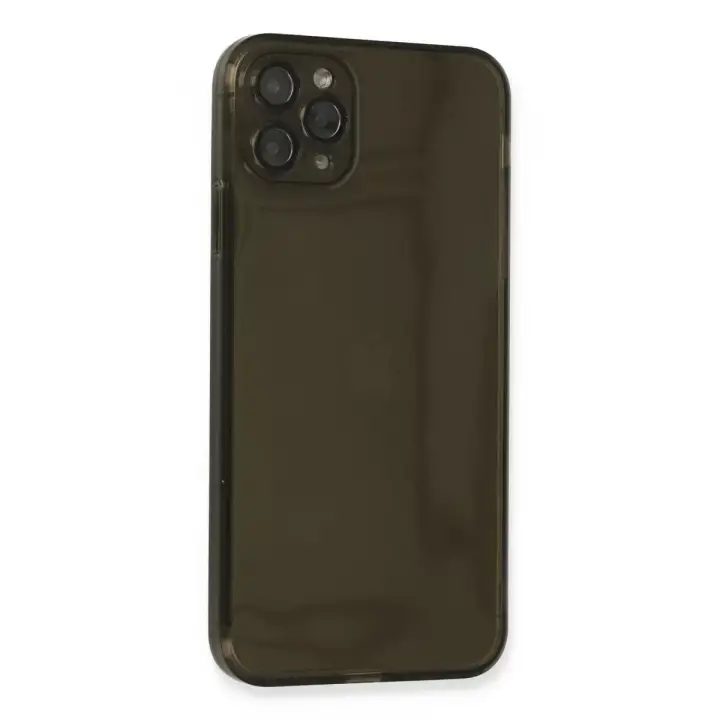 Newface Apple iPhone 11 Pro Kılıf Fly Lens Silikon - Siyah