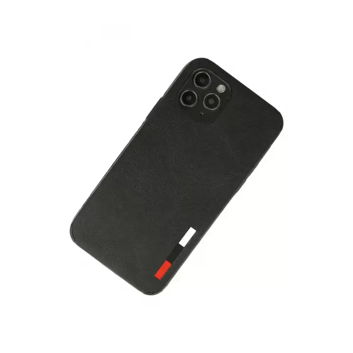 Newface Apple iPhone 11 Pro Kılıf Loop Deri Silikon - Siyah