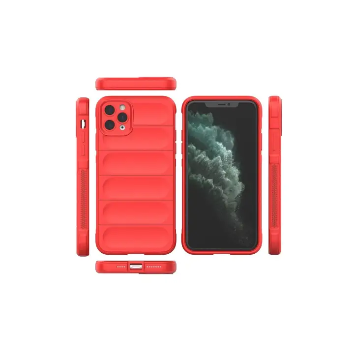 Newface iPhone 11 Pro Kılıf Optimum Silikon - Kırmızı