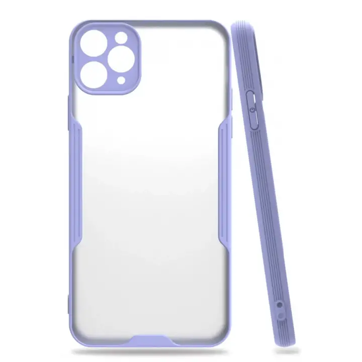 Newface Apple iPhone 11 Pro Kılıf Platin Silikon - Lila