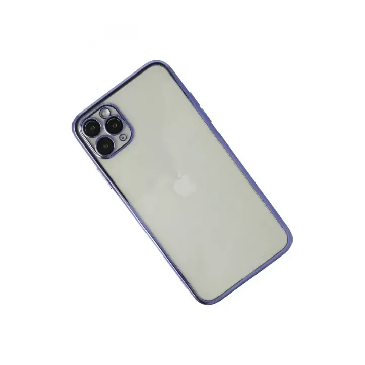 Newface iPhone 11 Pro Kılıf Razer Lensli Silikon - Mor