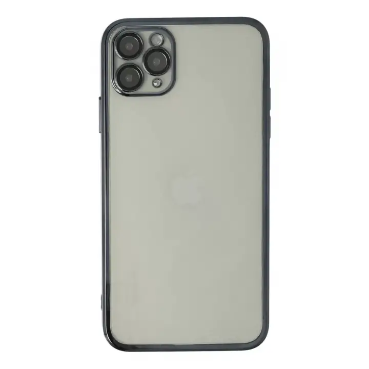 Newface iPhone 11 Pro Kılıf Razer Lensli Silikon - Siyah