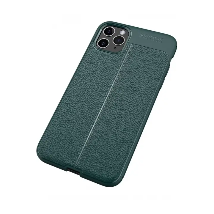 Newface Apple iPhone 11 Pro Max Kılıf Auto Focus Kapak - Yeşil