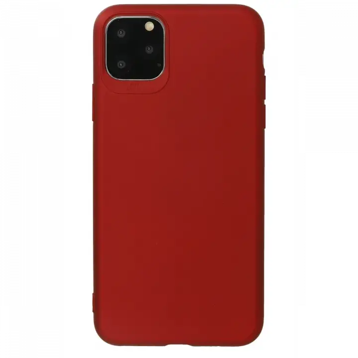 Newface iPhone 11 Pro Max Kılıf First Silikon - Bordo