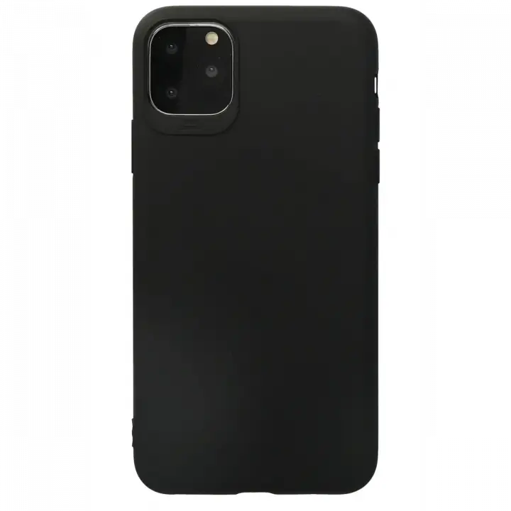 Newface iPhone 11 Pro Max Kılıf First Silikon - Siyah