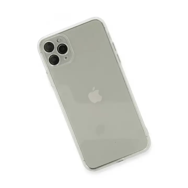 Newface Apple iPhone 11 Pro Max Kılıf Fly Lens Silikon - Şeffaf