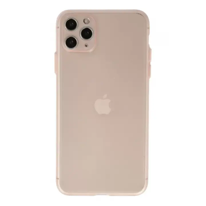 Newface Apple iPhone 11 Pro Max Kılıf Puma Silikon - Pembe