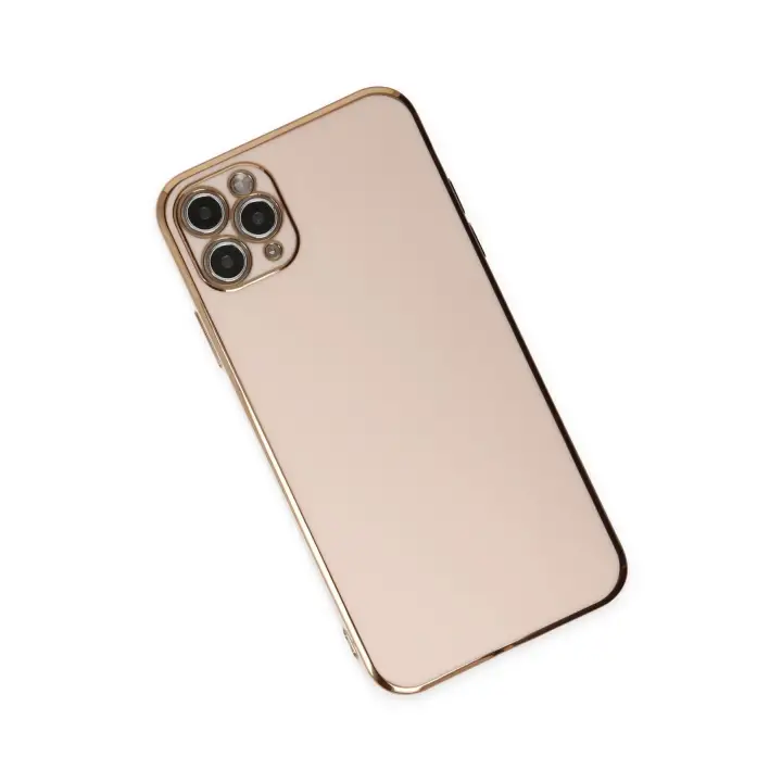 Newface iPhone 11 Pro Max Kılıf Volet Silikon - Pembe