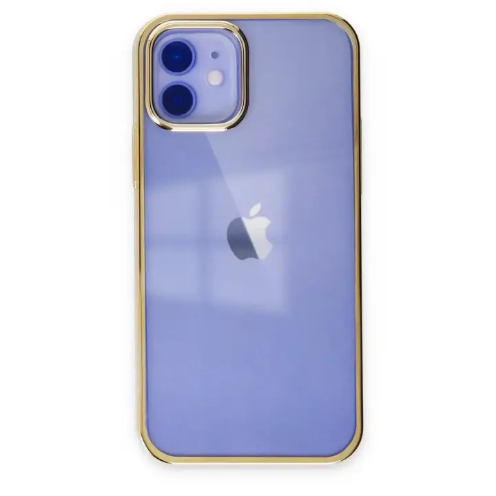 Newface iPhone 12 Kılıf Element Silikon - Gold
