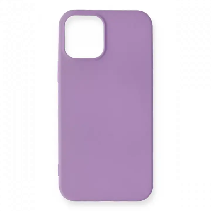 Newface Apple iPhone 12 Mini Kılıf First Silikon - Lila