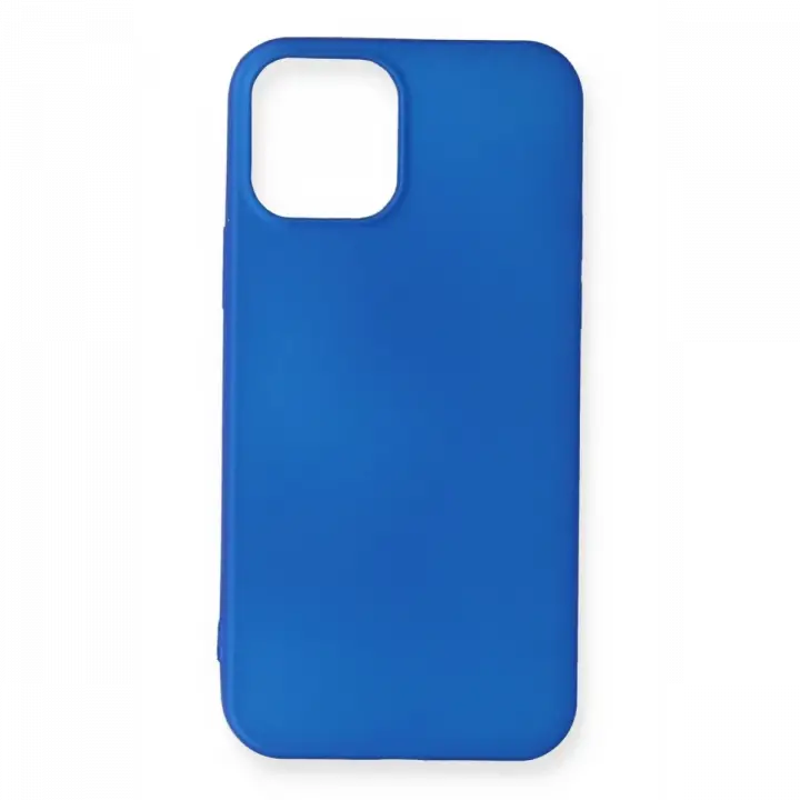 Newface iPhone 12 Mini Kılıf First Silikon - Mavi