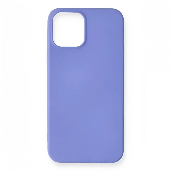 Newface Apple iPhone 12 Mini Kılıf First Silikon - Mor