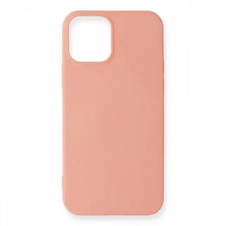 Newface Apple iPhone 12 Mini Kılıf First Silikon - Pudra