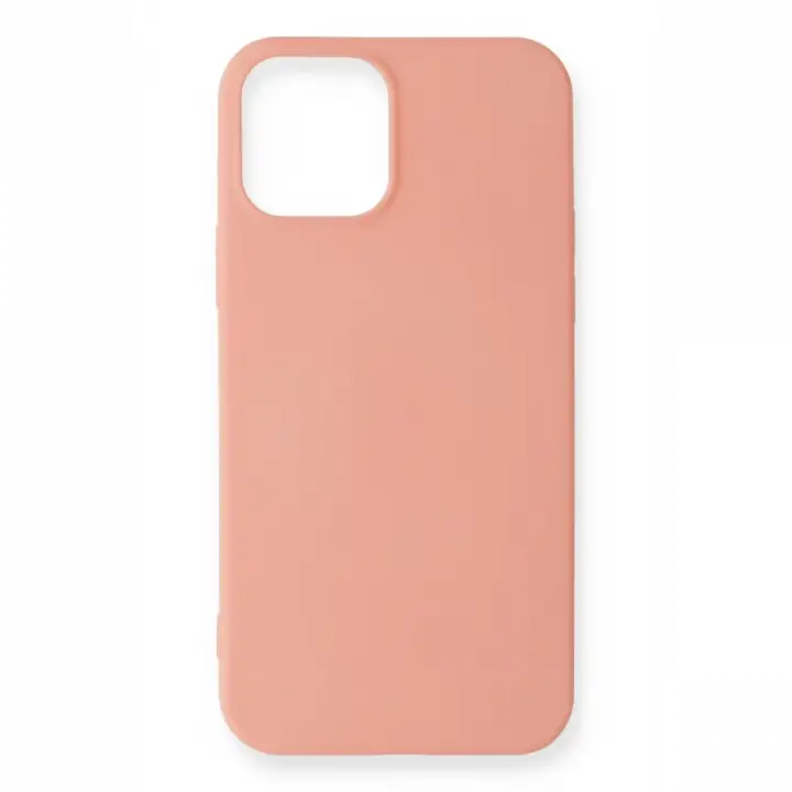 Newface iPhone 12 Mini Kılıf First Silikon - Pudra