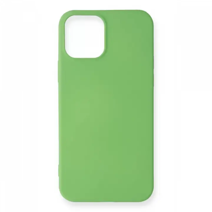 Newface Apple iPhone 12 Mini Kılıf First Silikon - Yeşil