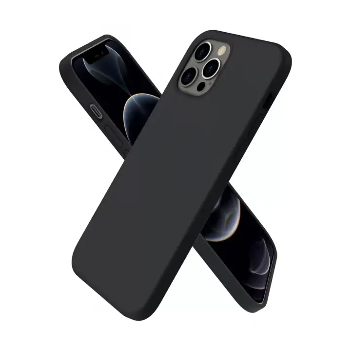 Newface Apple iPhone 12 Pro Kılıf First Silikon - Siyah