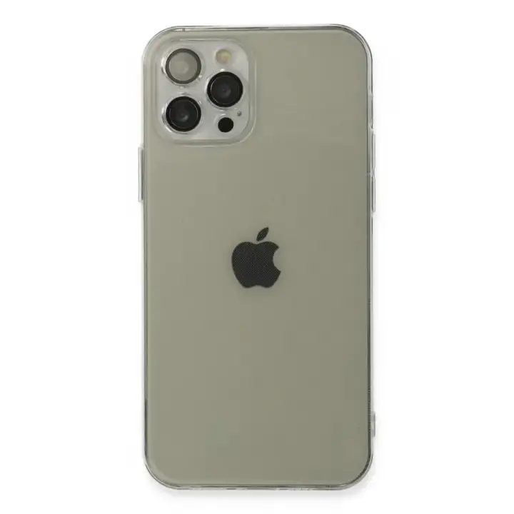 Newface Apple iPhone 12 Pro Kılıf Fly Lens Silikon - Şeffaf