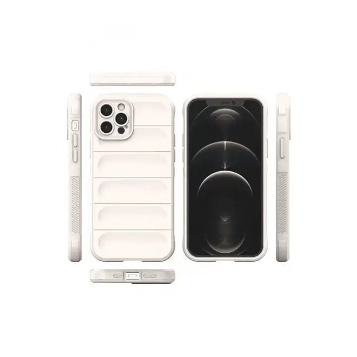 Newface Apple iPhone 12 Pro Kılıf Optimum Silikon - Krem