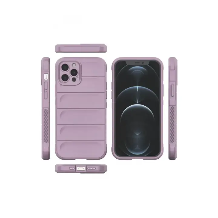 Newface Apple iPhone 12 Pro Kılıf Optimum Silikon - Mor