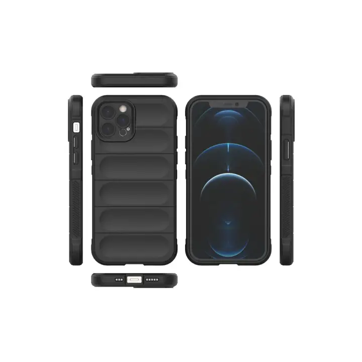 Newface iPhone 12 Pro Kılıf Optimum Silikon - Siyah