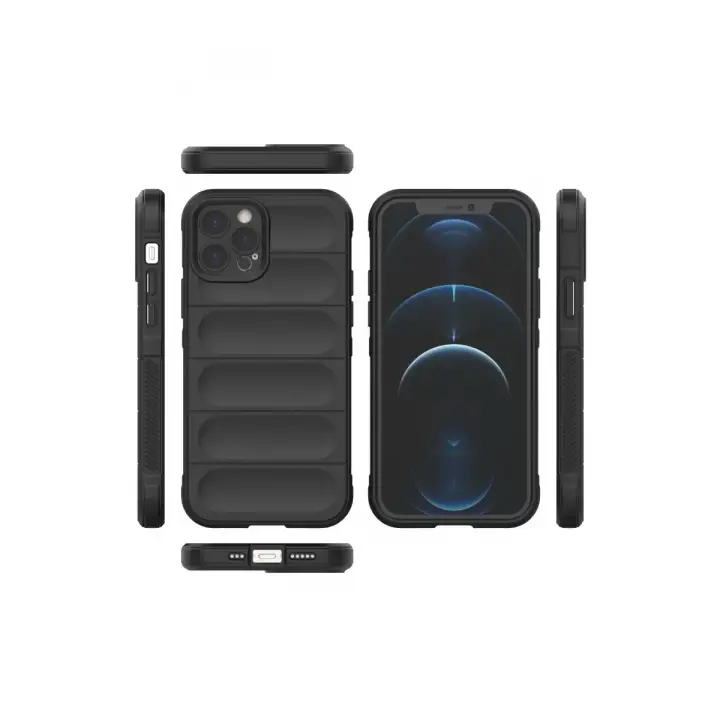 Newface Apple iPhone 12 Pro Kılıf Optimum Silikon - Siyah