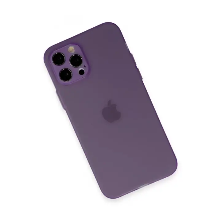 Newface Apple iPhone 12 Pro Kılıf Puma Silikon - Koyu Mor