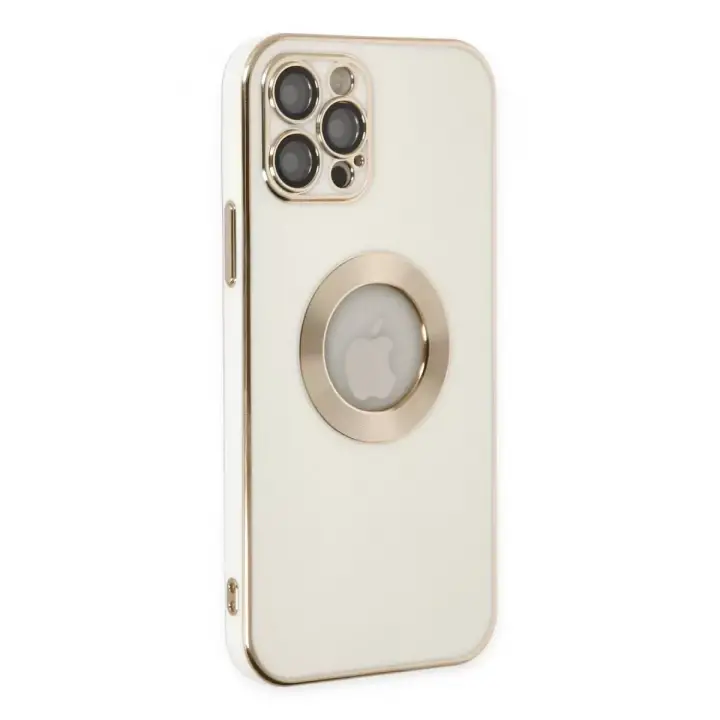 Newface Apple iPhone 12 Pro Kılıf Store Silikon - Beyaz