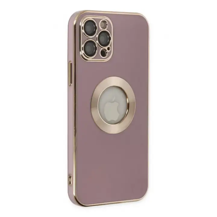 Newface Apple iPhone 12 Pro Kılıf Store Silikon - Mor