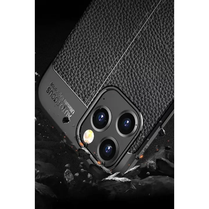 Newface Apple iPhone 12 Pro Max Kılıf Auto Focus Kapak - Kırmızı