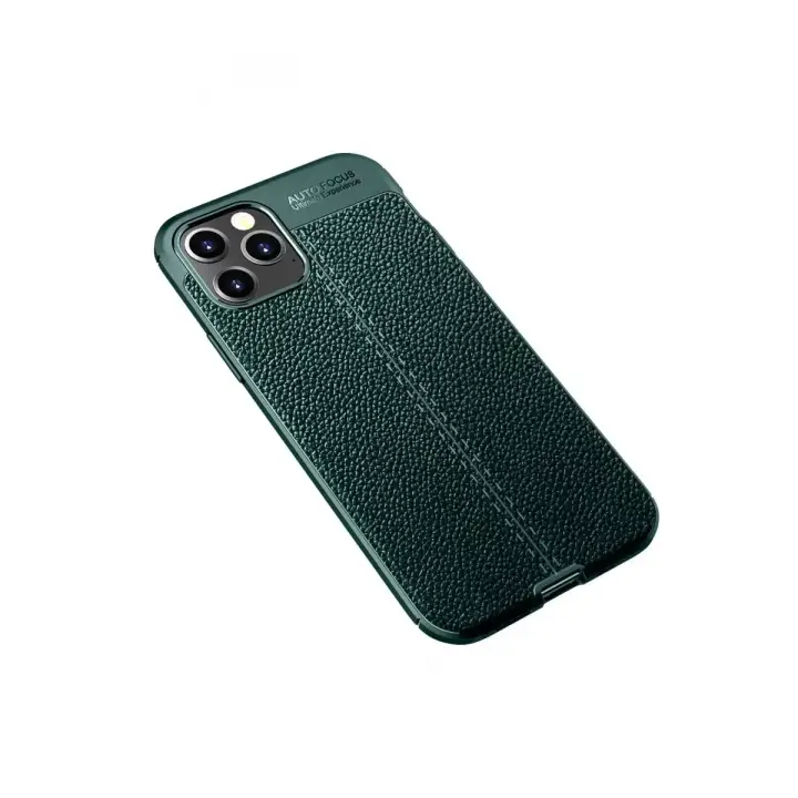 Newface Apple iPhone 12 Pro Max Kılıf Auto Focus Kapak - Yeşil