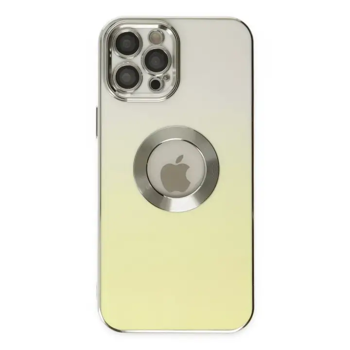 Newface iPhone 12 Pro Max Kılıf Best Silikon - Sarı