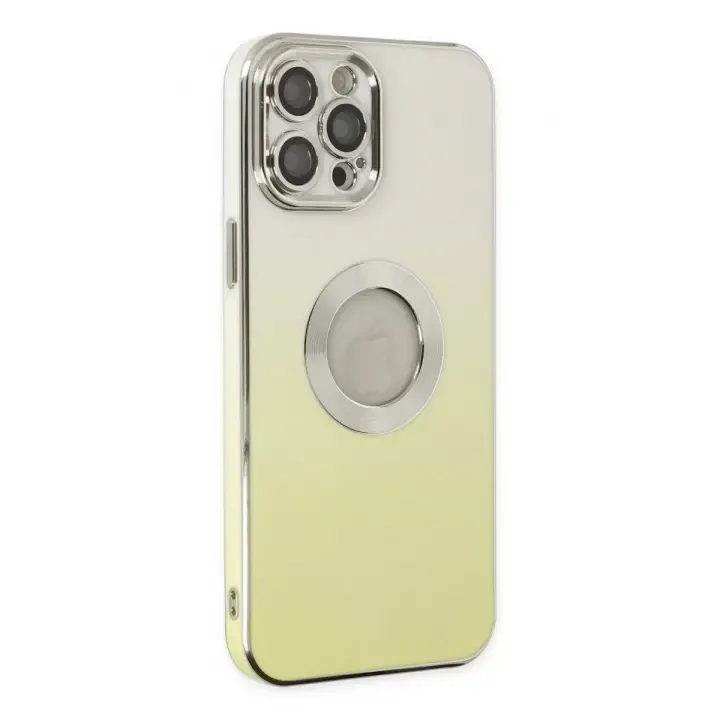 Newface iPhone 12 Pro Max Kılıf Best Silikon - Sarı