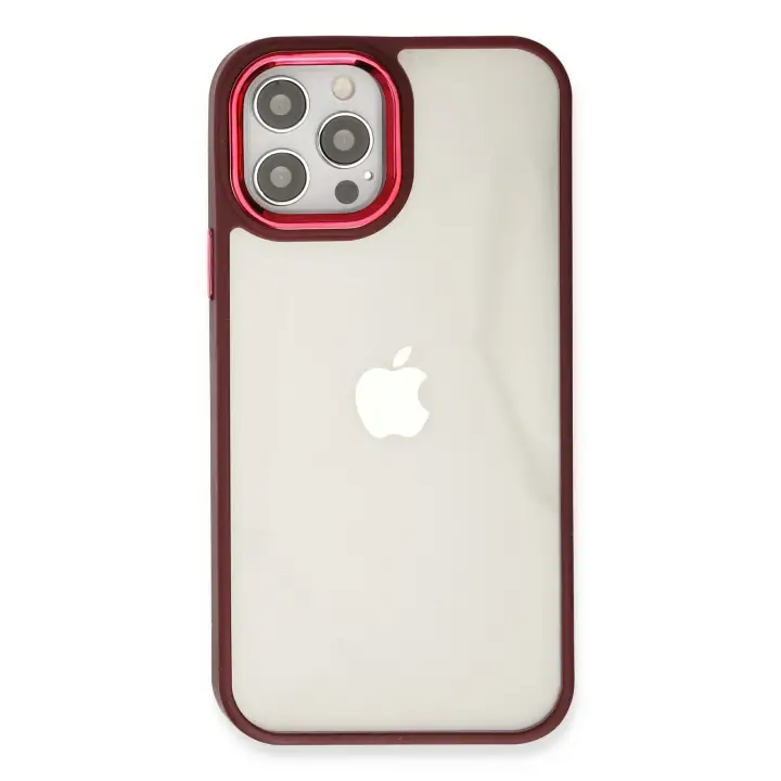Newface iPhone 12 Pro Max Kılıf Dora Kapak - Kırmızı