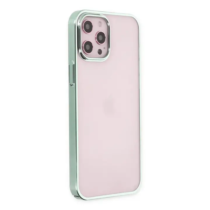 Newface iPhone 12 Pro Max Kılıf Element Silikon - Yeşil