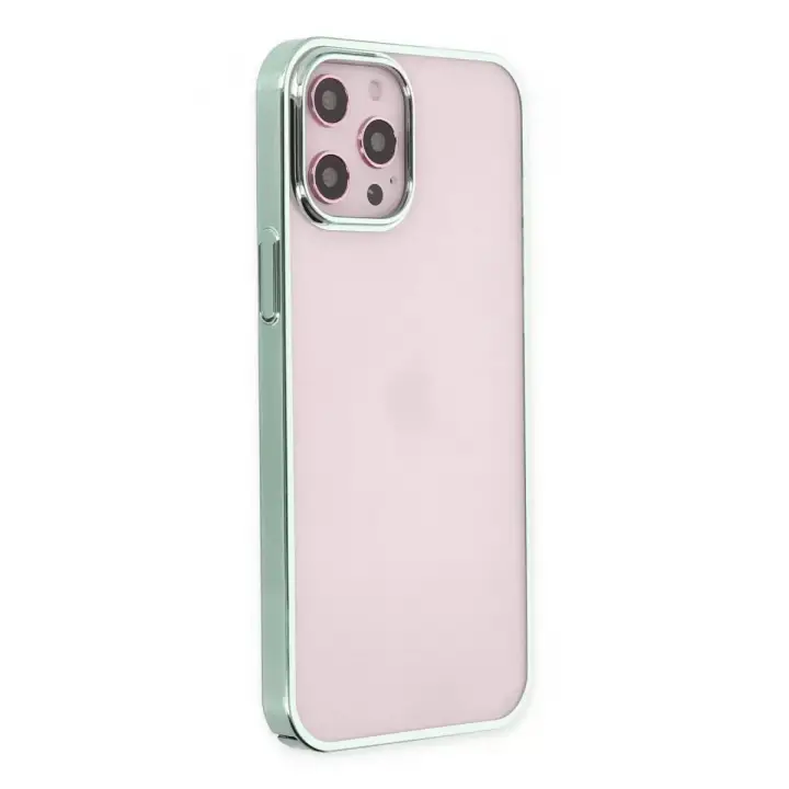 Newface Apple iPhone 12 Pro Max Kılıf Element Silikon - Yeşil