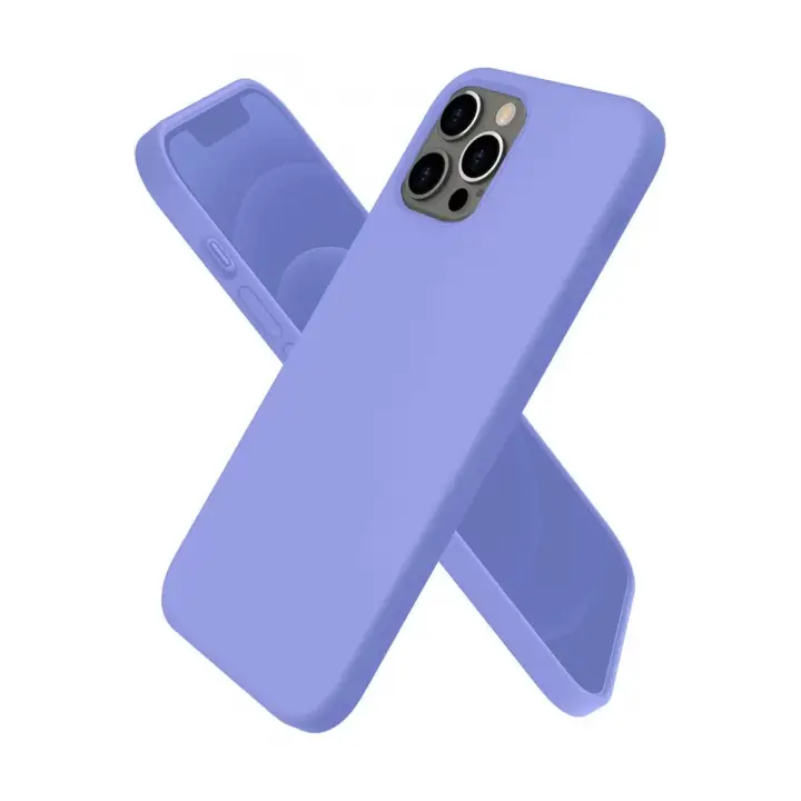 Newface Apple iPhone 12 Pro Max Kılıf First Silikon - Mor