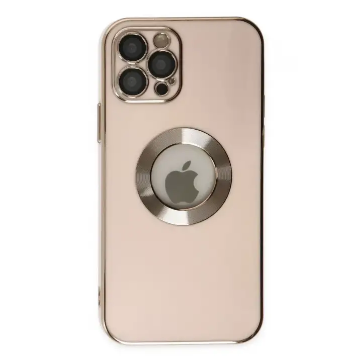 Newface Apple iPhone 12 Pro Max Kılıf Store Silikon - Pembe
