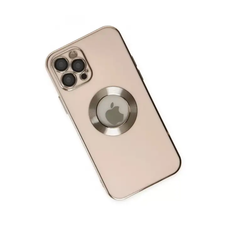 Newface Apple iPhone 12 Pro Max Kılıf Store Silikon - Pembe