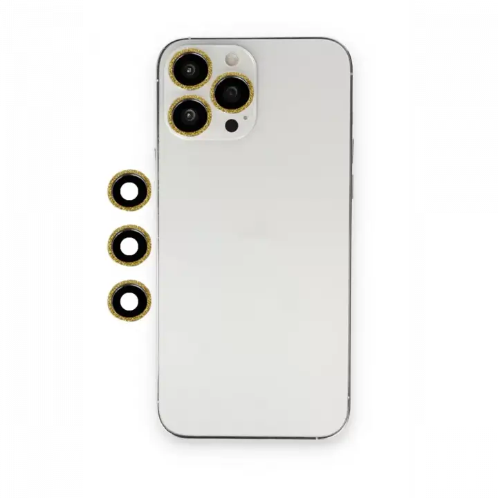 Newface Apple iPhone 12 Pro Shine Kamera Lens - Gold