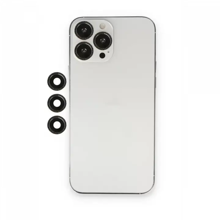 Newface Apple iPhone 12 Pro Shine Kamera Lens - Siyah