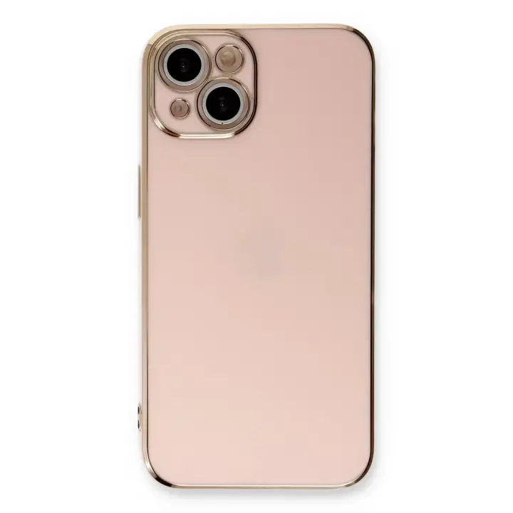 Newface iPhone 13 Kılıf Volet Silikon - Pembe