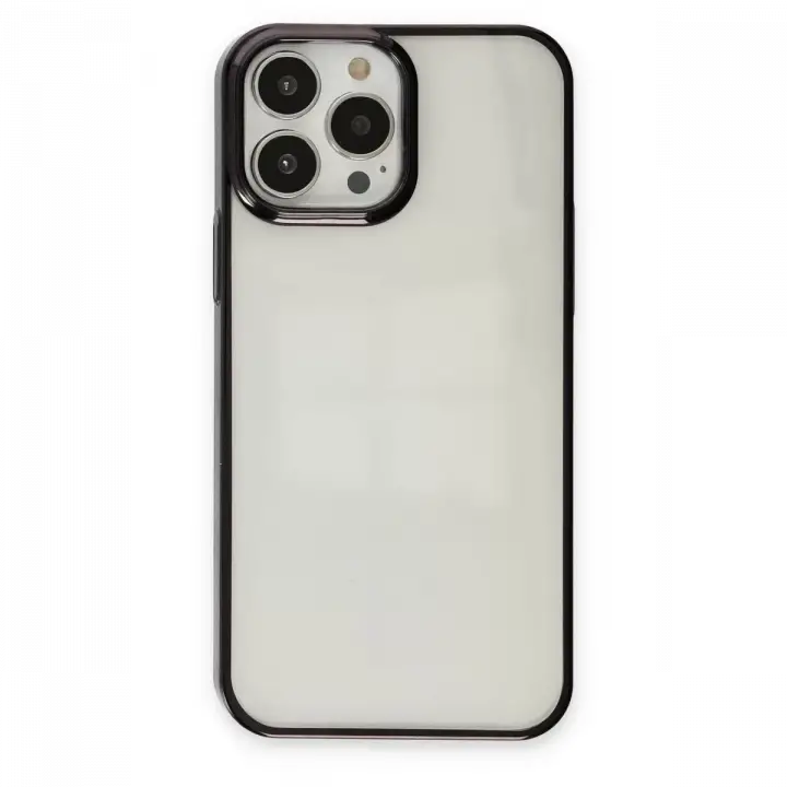 Newface Apple iPhone 13 Pro Kılıf Element Silikon - Siyah